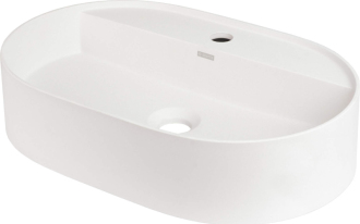 Deante Silia umyvadlo s místem pro baterii, alabastr, 550x350 mm CQS_AU6B