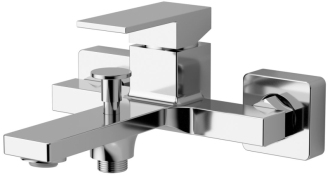 CUBEMIX nástěnná vanová baterie, chrom UBC-CM010