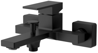 CUBEMIX nástěnná vanová baterie, černá mat UBC-CM010B