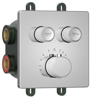 SMARTSELECT podomítková sprchová termostatická baterie, box, chrom UBC-RP042 53060