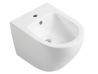 CERANO Keramický závěsný bidet Fizo bílá lesklá 36x37x49 cm CER-417395