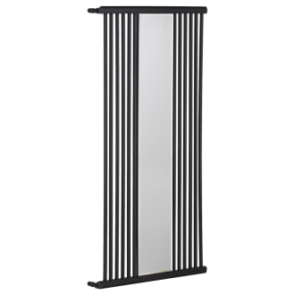 CERANO Otopné těleso Maximus kombinované 735W černá matná 1510x740 mm LIV-MIRRAGE-1510-740
