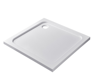 CERANO Sprchová vanička čtvercová Soto bílá lesklá 90x90 cm CER-425542