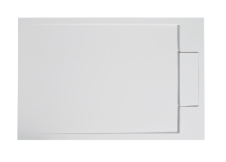 CERANO Sprchová vanička z litého mramoru obdélníková Loro bílá matná 120x80 cm CER-413609