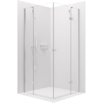 CERANO Sprchový kout Marino Duo L/P chrom, transp.sklo 90x90 cm křídlový CER-422910