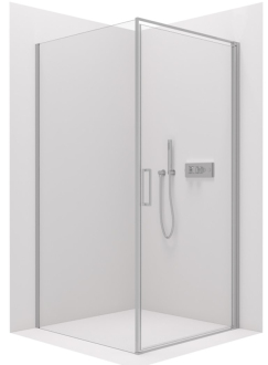 CERANO Sprchový kout Porte L/P chrom, transparentní sklo 90x70 cm křídlový CER-413531