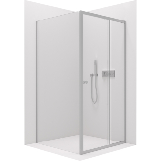 CERANO Sprchový kout Varone L/P chrom, transparentní sklo 110x70cm posuvný CER-DY505-11070