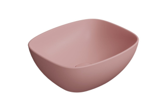 NUBES keramické umyvadlo na desku 40x35cm, blush mat 978524