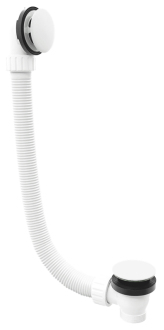 Vanová souprava bez napouštění, click-clack, délka 1200mm, bílá 71858.10 55401 71858.10