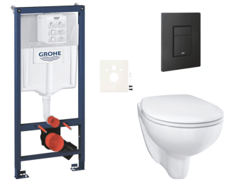 Závěsný wc set do lehkých stěn / předstěnová montáž Grohe Bau Ceramic SIKOGRSBAUEKF0