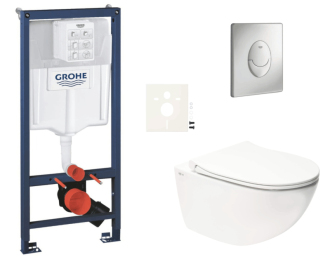 Závěsný wc set do lehkých stěn / předstěnová montáž Swiss Aqua Technologies Infinitio SIKOGRSIN11SAP00