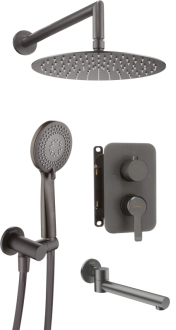 Deante Arnika titan podomítkový vanový set s chytrým boxem BXYYDQAM