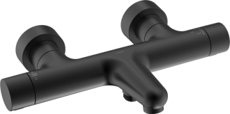 Vanová baterie Hansa Prisma bez sprchového setu 150 mm černá matná 5810230133