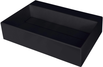 Deante Correo umyvadlo s krytem granitové, černé, 600x400 mm CQR_NU6M