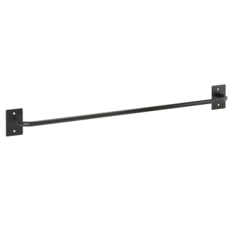 Bemeta EASY01: Držák ručníků 600 mm, černý 164104040