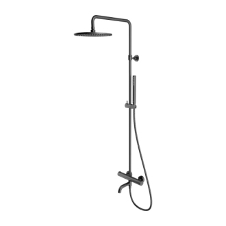 Omnires Y termostatický vanový systém pro nástěnnou instalaci, grafit Y1234GR