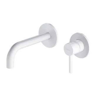 Omnires Y podomítková umyvadlová baterie, nástěnný díl, bílý mat Y1215HROWM