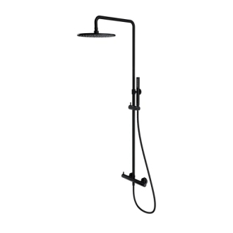 Omnires Y sprchový systém pro nástěnnou instalaci, černá Y1244MBL