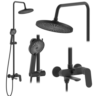 Rea Marco sprchový set, černá  REA-P8545