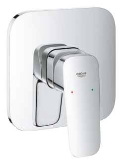 Sprchová baterie Grohe Cubeo bez podomítkového tělesa chrom 1017770000