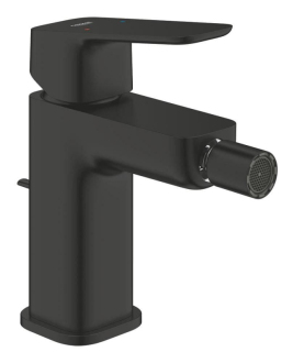 Bidetová baterie Grohe Cubeo s výpustí černá matná 1018102430