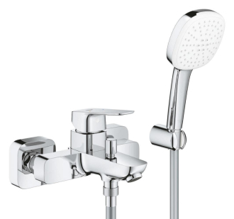 Vanová baterie Grohe Cubeo se sprchovým setem 150 mm chrom 1018140000