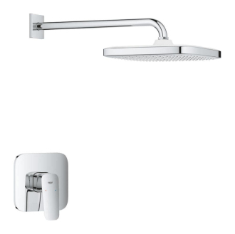 Sprchový systém Grohe Cubeo bez podomítkového tělesa chrom 1053340000