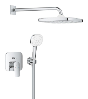 Sprchový systém Grohe Cubeo bez podomítkového tělesa chrom 1053360000