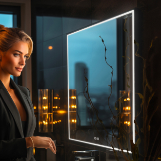 Nimco ZP 13066VX LED zrcadlo 600x600 se dvěma dotykovými senzory