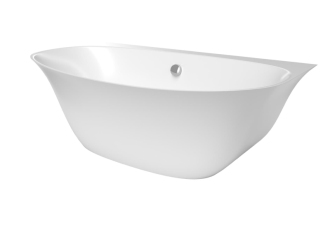 Volně stojící vana SAT Velin 170x86 cm litý mramor levá i pravá SATVE1700Z