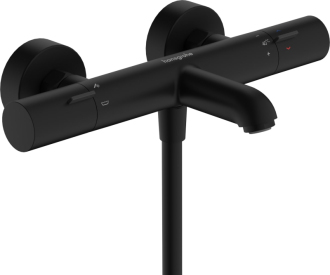 Vanová baterie Hansgrohe Ecostat Fine bez sprchového setu 150 mm černá matná 13325670