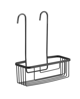 SMART police do sprchy závěsná, na baterii, 220x490x240 mm, černá mat 248914 56785