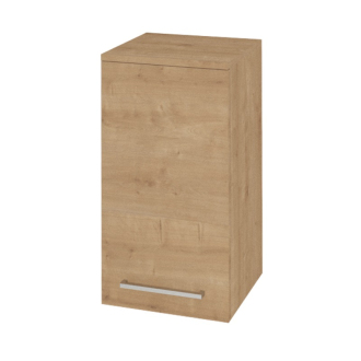 Bino koupelnová skříňka závěsná, horní, pravá, dub Arlington, 325x630x330 mm CN626