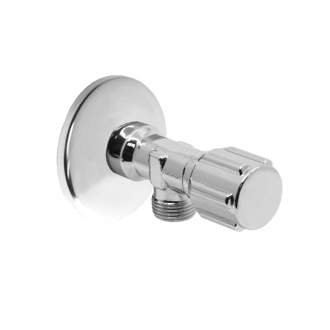 Rohový ventil 1/2"x3/8", s vřetenem, chromovaný CR37V