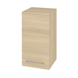 Bino koupelnová skříňka závěsná, horní, pravá, dub Sand Barbera, 325x630x330 mm CN636