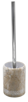 POSH WC štětka na postavení, mramor, béžová 57923