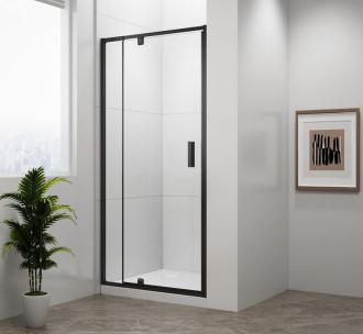 Sprchové dveře 76-90 cm Polysan Easy Black EL1615B
