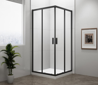 Sprchový kout čtverec 80x80 cm Polysan Easy Black EL5215B