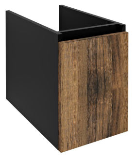 LOREA skříňka spodní dvířková 30x44x51,2, pravá/levá, dub /černá mat LE030-1935 53716