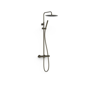 Sprchový systém TRES Over-Wall s termostatickou baterií černý bronz 19039302KMB