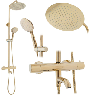Rea Sprchový set vanový s termostatem Lungo Gold REA-P4114