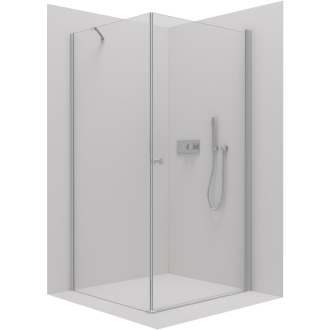 CERANO Sprchový kout Antelo L/P chrom, transparent sklo 120x90 křídlový