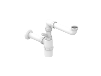 1C space-saving set (klasický sifon s odbočkou pro myčku), náhrada za EM36440T