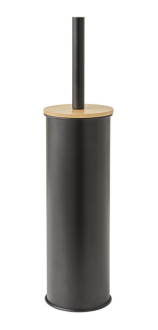 KENTA WC štětka na postavení, černá mat/bambus 1434 57928