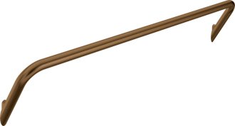 Deante Silia nástěnný držák na ručníky 615 mm, kartáčovaný bronz ADI_C621