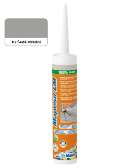 Silikon Mapei Mapesil LM střední šedá 310 ml MAPSLM112
