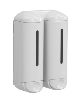SHOWER MEDIUM dvojitý dávkovač tekutého mýdla, 2x250ml, bílá A94801 58287