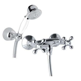 Mereo Retro Viktorie sprchová baterie nástěnná 100 mm s Retro příslušenstvím CBL601A