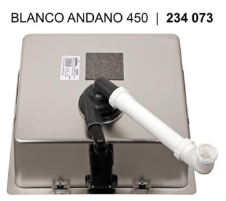 Blanco ANDANO 450-IF dřez vestavný/do roviny hedvábný lesk nerez 522 961