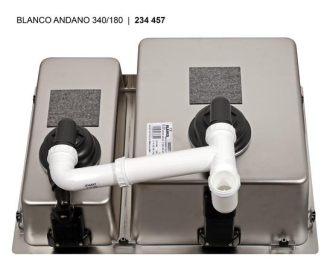 Blanco ANDANO 340/180-IF dřez vestavný/do roviny hedvábný lesk nerez 522 975